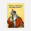 Bad Santa Merry Christmas Filthy Animal Print