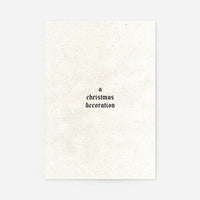 A Christmas Decoration Print