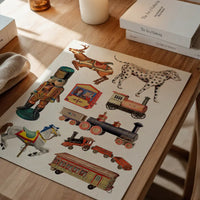 Vintage Christmas Toys Print