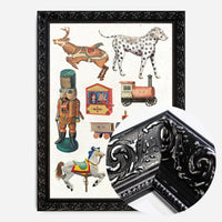 Vintage Christmas Toys Print