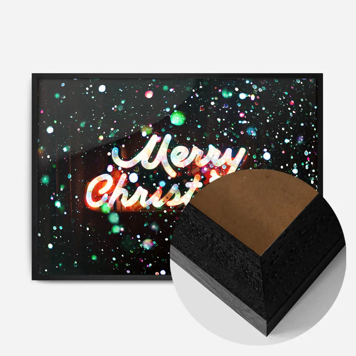 Merry Christmas Neon Sign Print