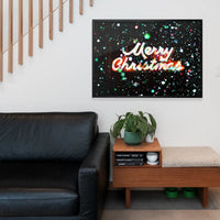 Merry Christmas Neon Sign Print