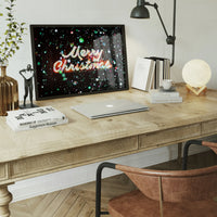 Merry Christmas Neon Sign Print