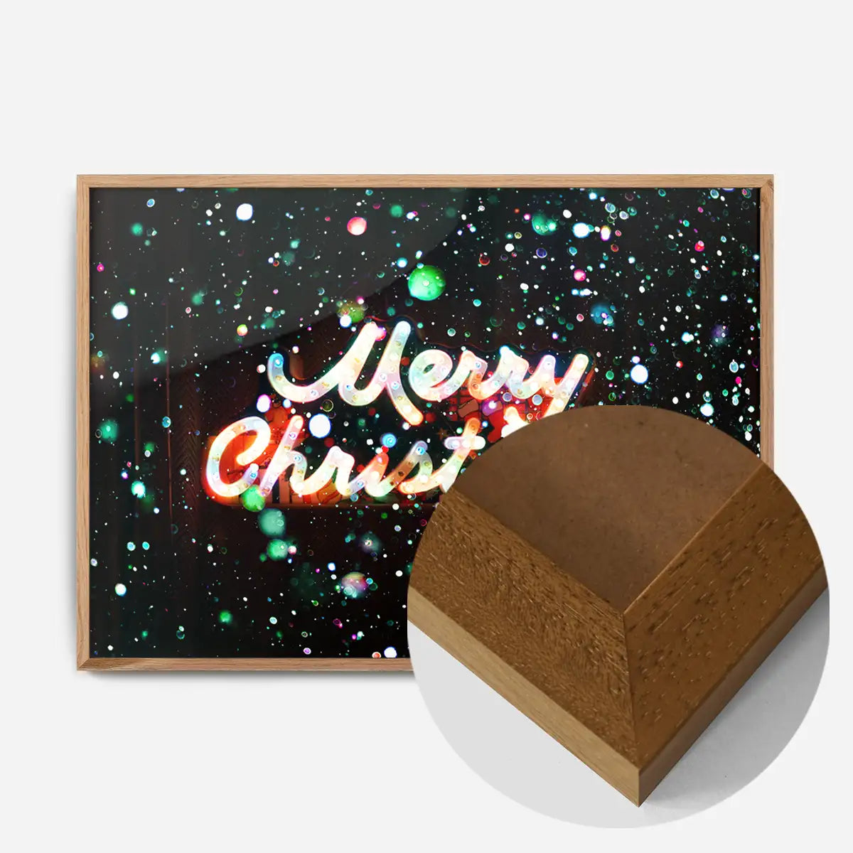 Merry Christmas Neon Sign Print