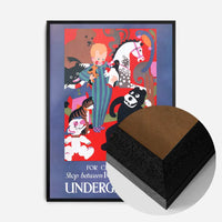 Vintage Underground Christmas Poster