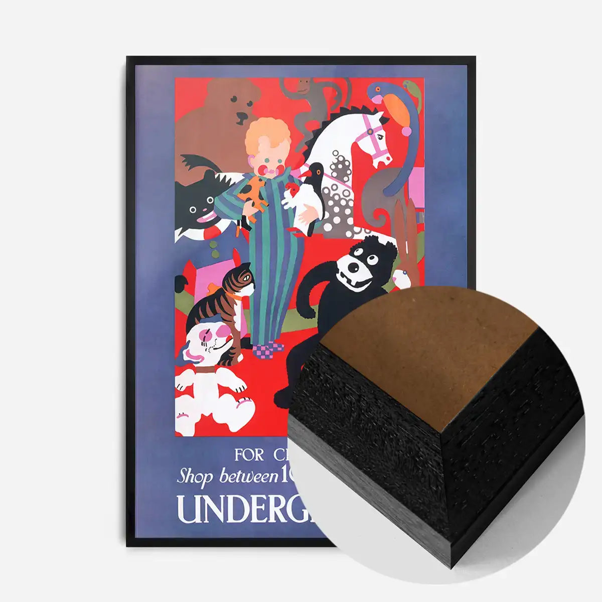 Vintage Underground Christmas Poster