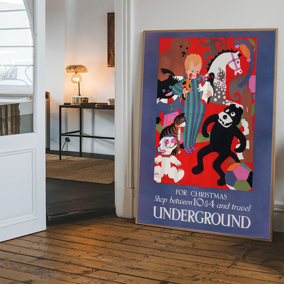 Vintage Underground Christmas Poster