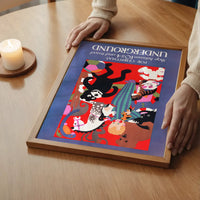 Vintage Underground Christmas Poster