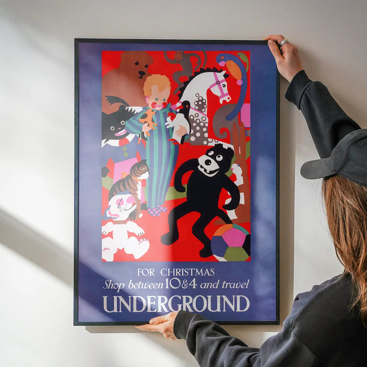 Vintage Underground Christmas Poster