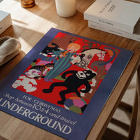 Vintage Underground Christmas Poster