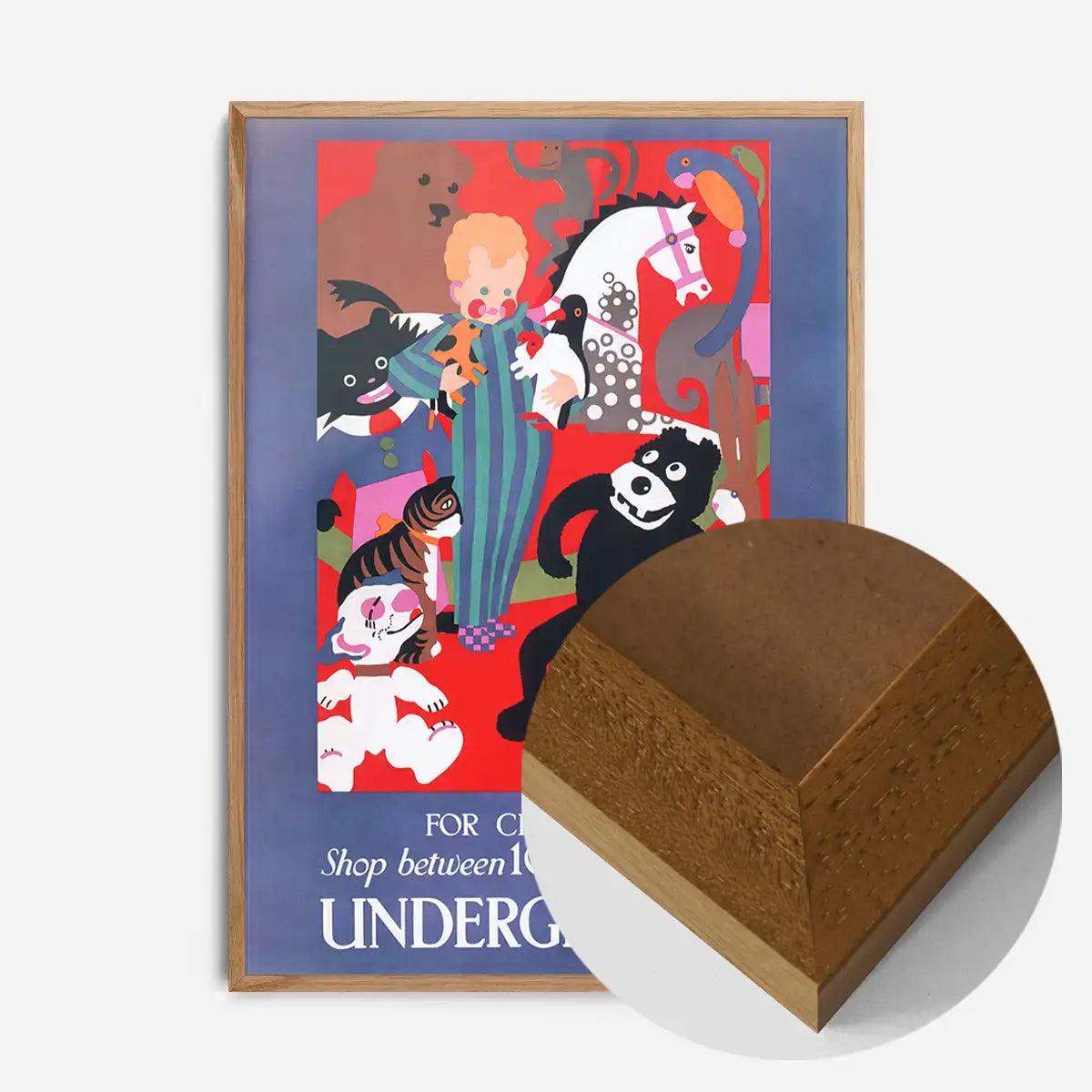 Vintage Underground Christmas Poster
