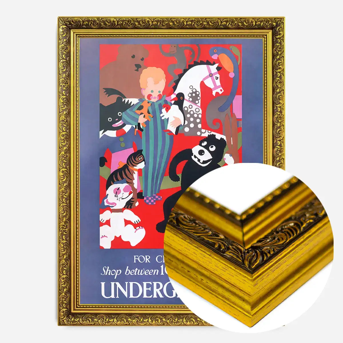 Vintage Underground Christmas Poster
