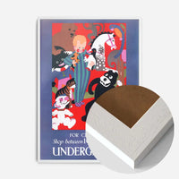 Vintage Underground Christmas Poster