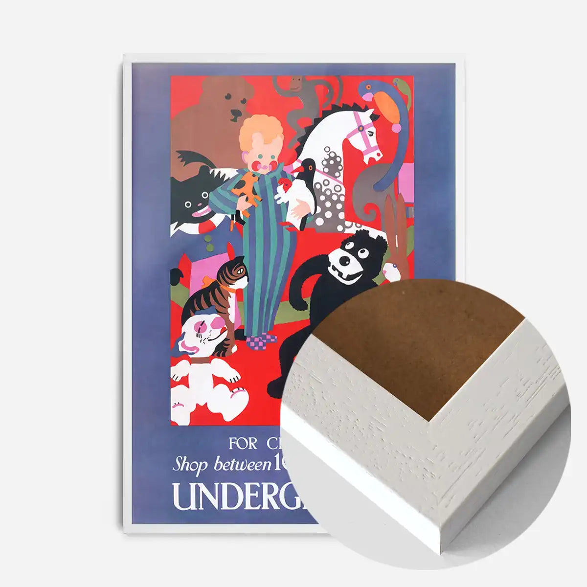 Vintage Underground Christmas Poster