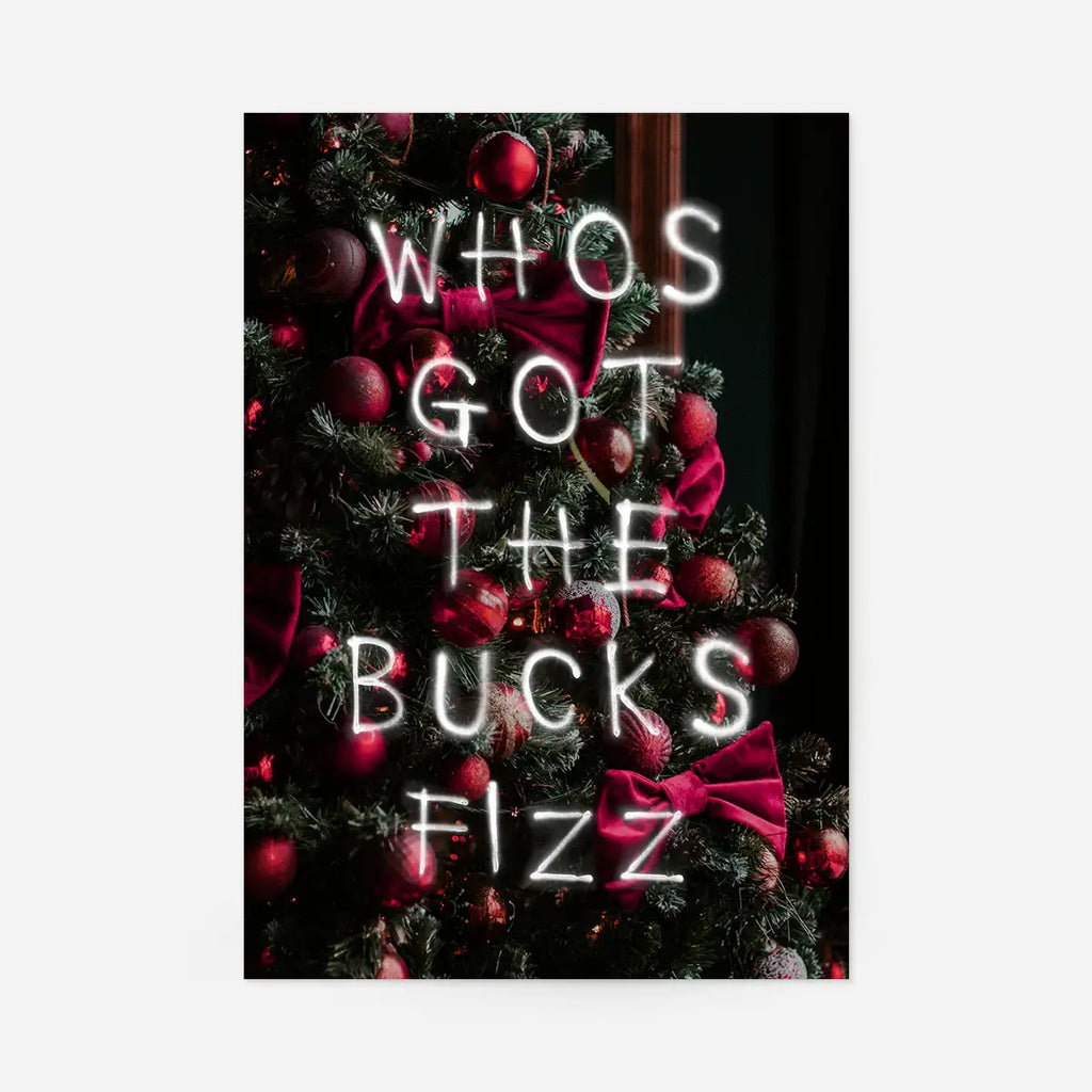 Whos Got Bucks Fizz Spraypaint Print