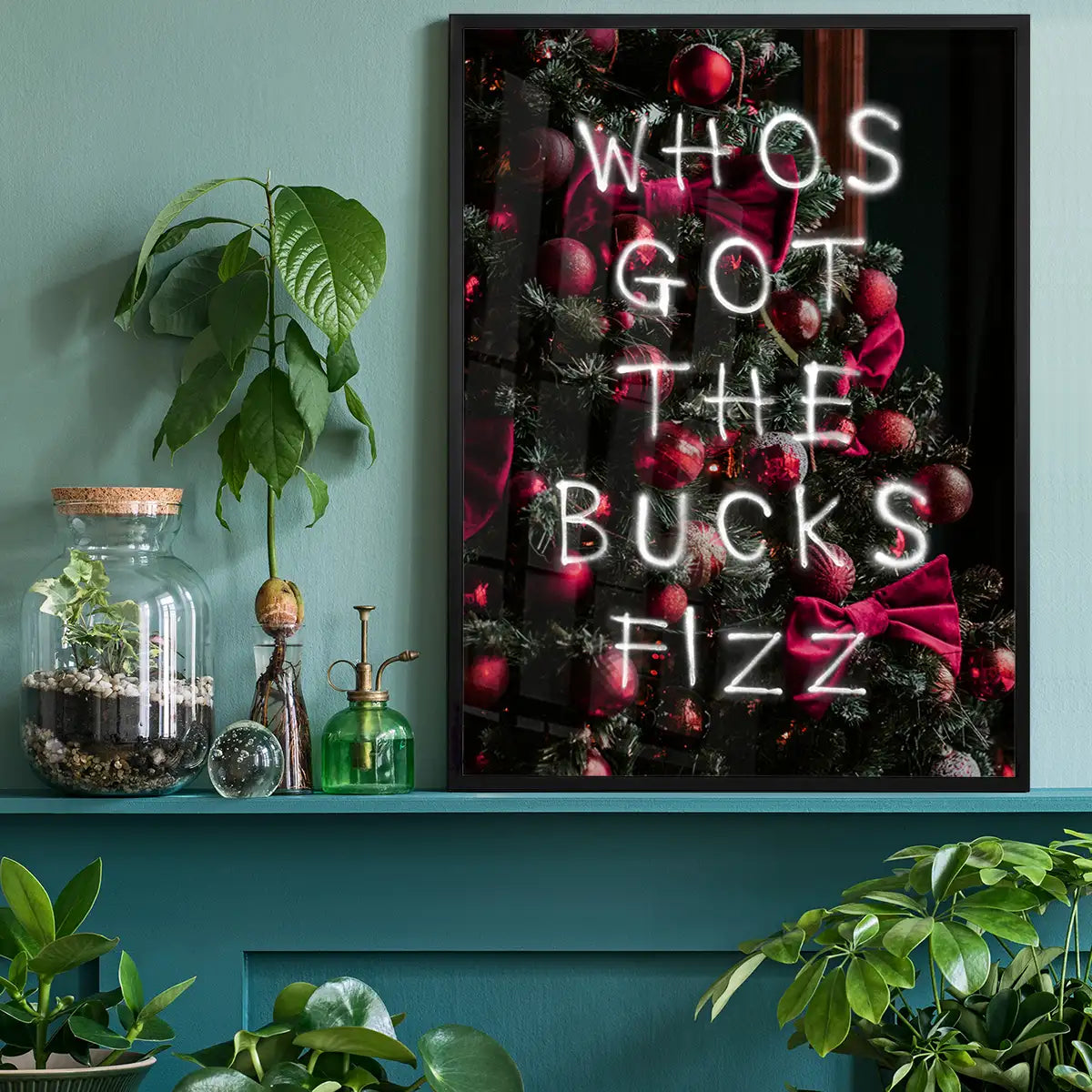 Whos Got The Bucks Fizz Spraypaint Print
