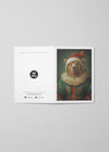 Bear Portrait A6 Christmas Greetings Card