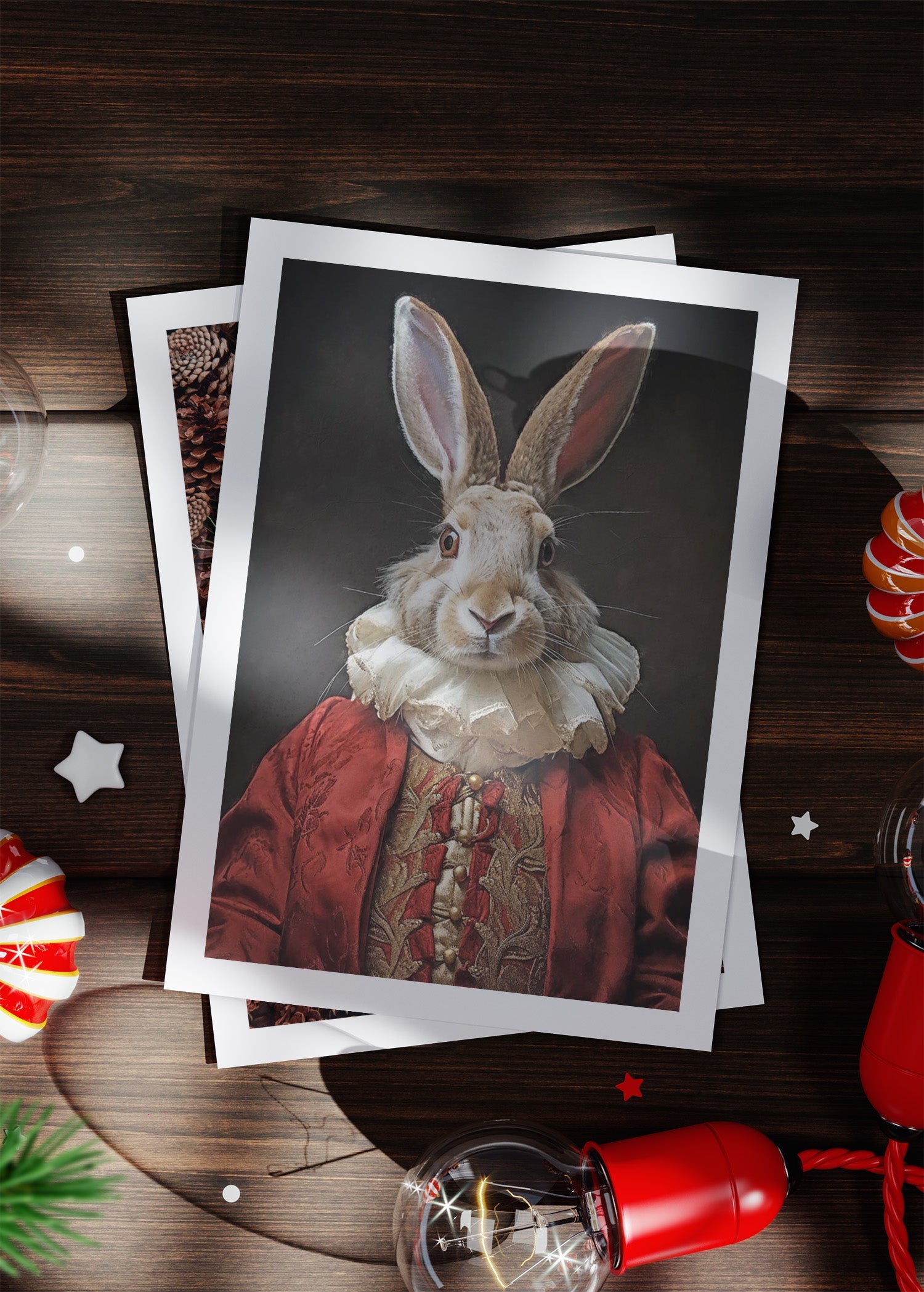 Hare Christmas A6 Christmas Greetings Card