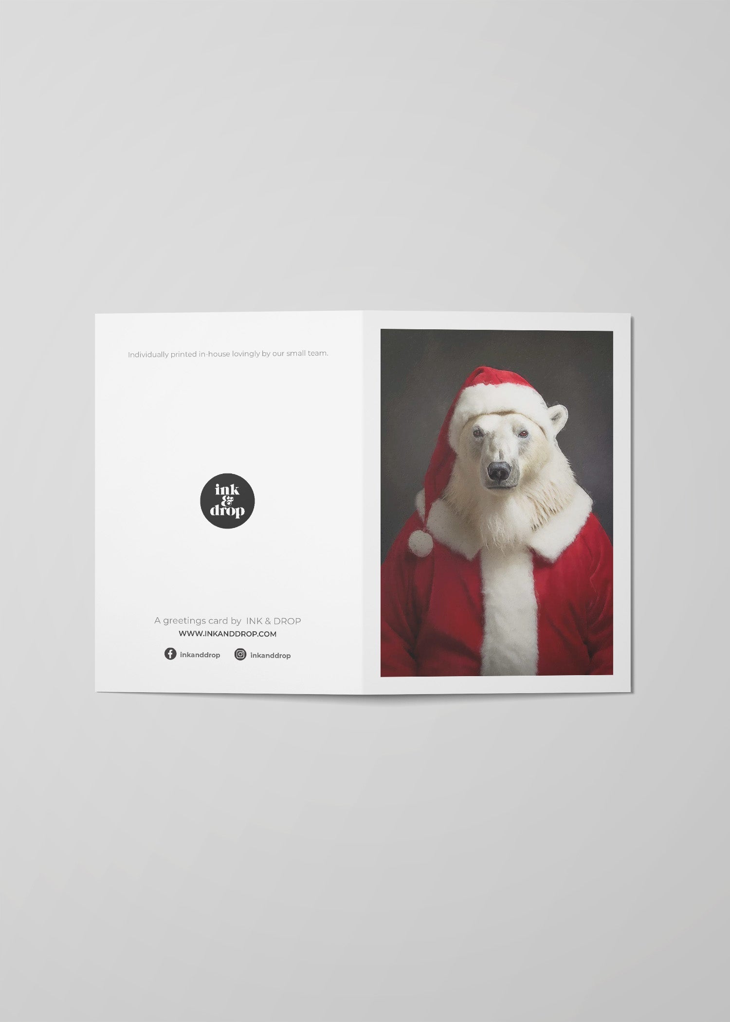 Polar Bear A6 Christmas Greetings Card