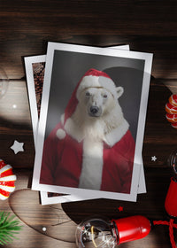 Polar Bear A6 Christmas Greetings Card