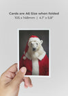 Polar Bear A6 Christmas Greetings Card