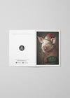 Pig Christmas A6 Christmas Greetings Card