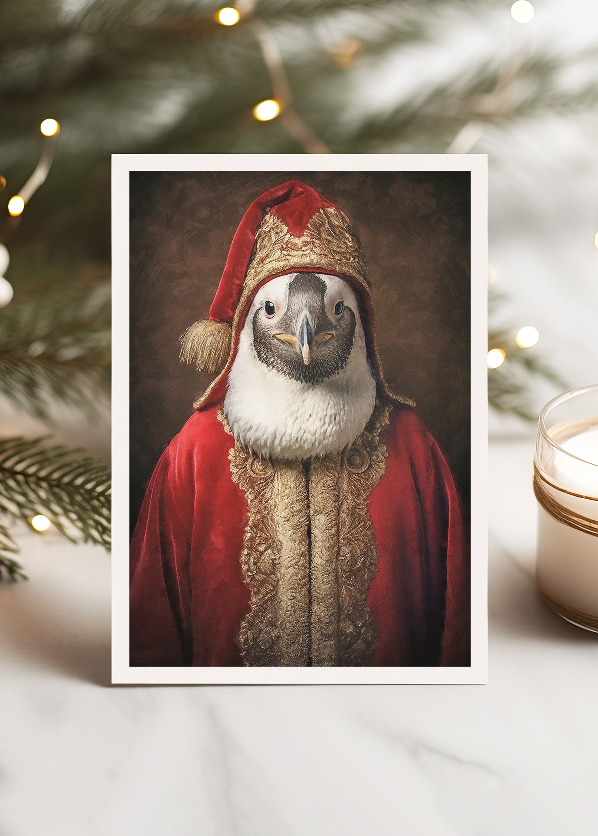 Penguin A6 Christmas Greetings Card