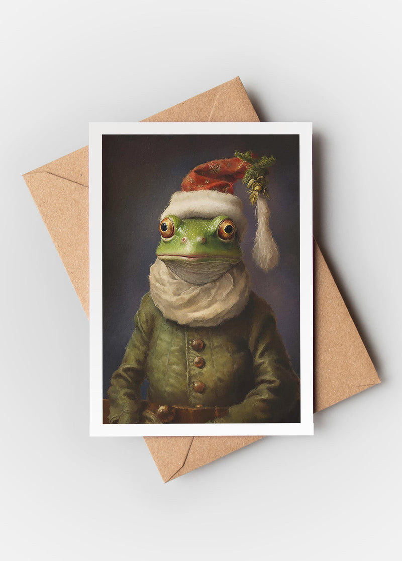 Frog A6 Christmas Greetings Card