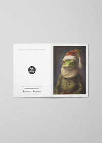 Frog A6 Christmas Greetings Card