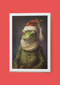 Frog A6 Christmas Greetings Card