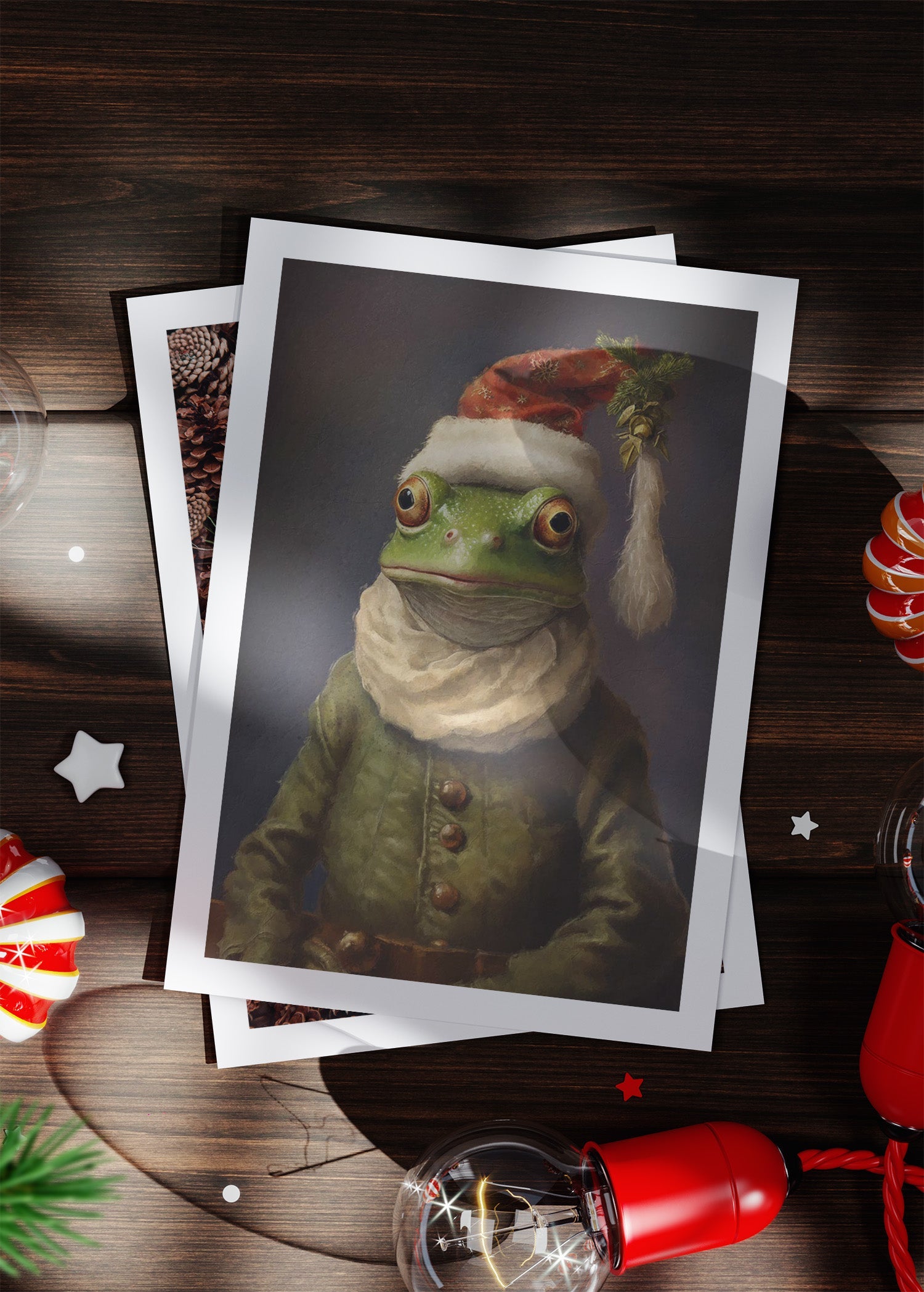 Frog A6 Christmas Greetings Card