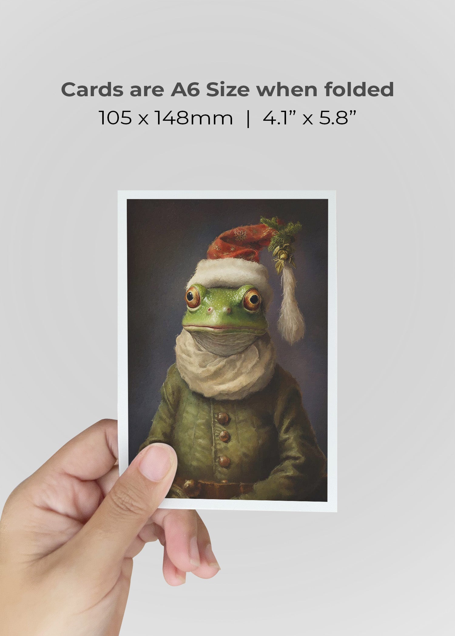 Frog A6 Christmas Greetings Card