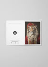 Santa Tiger A6 Christmas Greetings Card