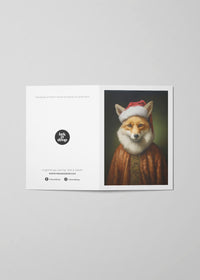 Fox A6 Christmas Greetings Card