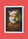 Fox A6 Christmas Greetings Card