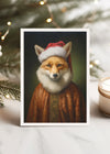 Fox A6 Christmas Greetings Card