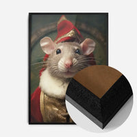 Christmas Mouse Animal Portrait Print