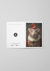 Christmas Mouse A6 Christmas Greetings Card