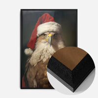 Christmas Eagle Animal Portrait Print