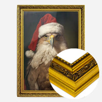 Christmas Eagle Animal Portrait Print