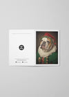 English Bulldog A6 Christmas Greetings Card