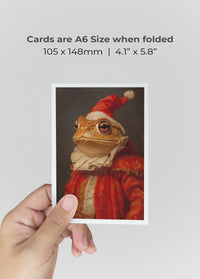 Toad Portrait A6 Christmas Greetings Card