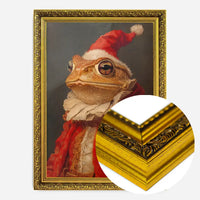 Christmas Toad Animal Portrait Print