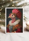 Turkey Portrait A6 Christmas Greetings Card