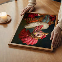 Christmas Turkey Animal Portrait Print