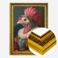 Christmas Turkey Animal Portrait Print