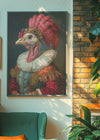 Christmas Turkey Animal Portrait Print