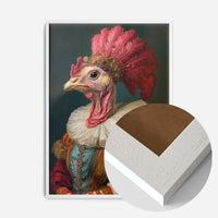 Christmas Turkey Animal Portrait Print