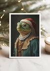 Turtle Portrait A6 Christmas Greetings Card