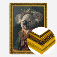 Christmas Koala Animal Portrait Print